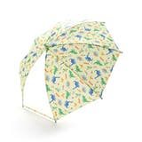 イエロー系 | 【お揃い】はたらくくるま花柄恐竜プリント総柄傘(45~50cm) | SLAP SLIP