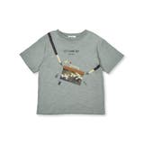 グリーン | 虫取りかご 昆虫 プリント Tシャツ (80~130cm) | SLAP SLIP