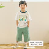 【お揃い】恐竜プリントカレッジラインTシャツ(80~130cm) | SLAP SLIP | 詳細画像3 