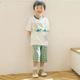 【お揃い】恐竜プリントカレッジラインTシャツ(80~130cm) | SLAP SLIP | 詳細画像7 