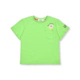 グリーン | ポケット付モンスター刺しゅうネオンカラー半袖Tシャツ(80~130cm) | SLAP SLIP