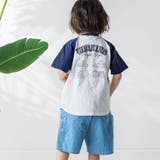 デニムポケット付きはたらくくるま刺しゅうラグランスリーブ半袖Tシャツ | SLAP SLIP | 詳細画像5 