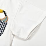 はたらくくるまプリント恐竜ひょっこりポケット付き半袖Tシャツ | SLAP SLIP | 詳細画像10 