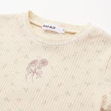 襟ぐりフリルキラッとラメ糸モチーフ刺しゅうトップス(80~130cm) | SLAP SLIP | 詳細画像14 