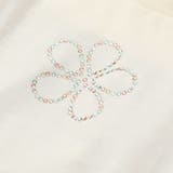 キラキララインストーンモチーフ切り替え7分袖Tシャツ(80~130cm) | SLAP SLIP | 詳細画像11 