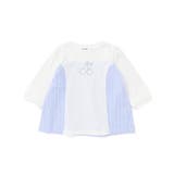 キラキララインストーンモチーフ切り替え7分袖Tシャツ(80~130cm) | SLAP SLIP | 詳細画像6 