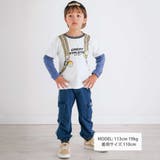 重ね着風リュックプリントTシャツ(80~130cm) | SLAP SLIP | 詳細画像2 