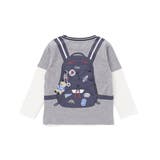 重ね着風リュックプリントTシャツ(80~130cm) | SLAP SLIP | 詳細画像9 