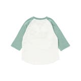 乗り物恐竜ポコポコサガラ刺しゅう7分袖ラグランTシャツ(80~130cm) | SLAP SLIP | 詳細画像10 