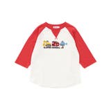乗り物恐竜ポコポコサガラ刺しゅう7分袖ラグランTシャツ(80~130cm) | SLAP SLIP | 詳細画像6 