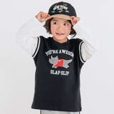 恐竜ビブス風ドッキングTシャツ(80~130cm) | SLAP SLIP | 詳細画像1