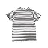 無地ボーダーワンポイント刺しゅう縁メロウTシャツ(80~130cm) | SLAP SLIP | 詳細画像14 