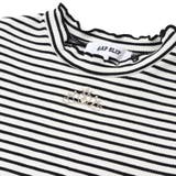 無地ボーダーワンポイント刺しゅう縁メロウTシャツ(80~130cm) | SLAP SLIP | 詳細画像15 