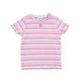 無地ボーダーワンポイント刺しゅう縁メロウTシャツ(80~130cm) | SLAP SLIP | 詳細画像19 