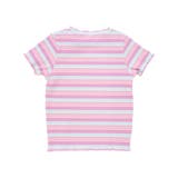 無地ボーダーワンポイント刺しゅう縁メロウTシャツ(80~130cm) | SLAP SLIP | 詳細画像20 