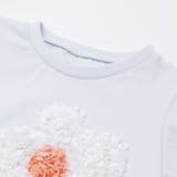 くしゅくしゅシフォンお花ウサギモチーフTシャツ(80~130cm) | SLAP SLIP | 詳細画像10