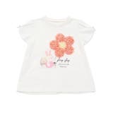 くしゅくしゅシフォンお花ウサギモチーフTシャツ(80~130cm) | SLAP SLIP | 詳細画像6