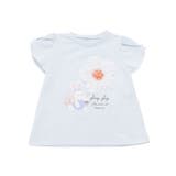 くしゅくしゅシフォンお花ウサギモチーフTシャツ(80~130cm) | SLAP SLIP | 詳細画像8