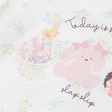 【お揃い】アニマルキラキラパッチ裾スカラップTシャツ(80~130cm) | SLAP SLIP | 詳細画像11 