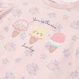 【お揃い】アニマルキラキラパッチ裾スカラップTシャツ(80~130cm) | SLAP SLIP | 詳細画像15 