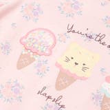 【お揃い】アニマルキラキラパッチ裾スカラップTシャツ(80~130cm) | SLAP SLIP | 詳細画像16 