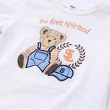 【お揃い】クマモチーフ無地ボーダーTシャツ(80~130cm) | SLAP SLIP | 詳細画像10