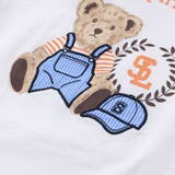 【お揃い】クマモチーフ無地ボーダーTシャツ(80~130cm) | SLAP SLIP | 詳細画像11