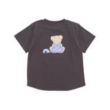 【お揃い】クマモチーフ無地ボーダーTシャツ(80~130cm) | SLAP SLIP | 詳細画像19