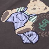 【お揃い】クマモチーフ無地ボーダーTシャツ(80~130cm) | SLAP SLIP | 詳細画像21