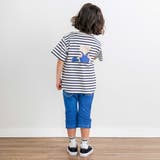 【お揃い】クマモチーフ無地ボーダーTシャツ(80~130cm) | SLAP SLIP | 詳細画像5