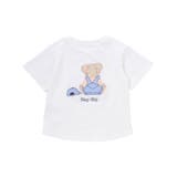 【お揃い】クマモチーフ無地ボーダーTシャツ(80~130cm) | SLAP SLIP | 詳細画像8