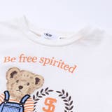 【お揃い】クマモチーフ無地ボーダーTシャツ(80~130cm) | SLAP SLIP | 詳細画像9
