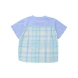 【お揃い】ダブルガーゼ切り替えロゴパッチ刺しゅう半袖Tシャツ(80~130cm) | SLAP SLIP | 詳細画像13 