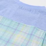 【お揃い】ダブルガーゼ切り替えロゴパッチ刺しゅう半袖Tシャツ(80~130cm) | SLAP SLIP | 詳細画像18 