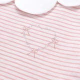 スカラップ襟後ろゴム無地ボーダーTシャツ(80~130cm) | SLAP SLIP | 詳細画像12