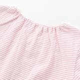 スカラップ襟後ろゴム無地ボーダーTシャツ(80~130cm) | SLAP SLIP | 詳細画像13