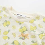 【お揃い】アイスチェリーレモン総柄フリル袖Tシャツ(80~130cm) | SLAP SLIP | 詳細画像17