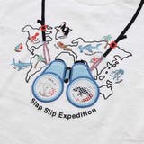 メッシュ双眼鏡刺しゅうモチーフプリントTシャツ(80~130cm) | SLAP SLIP | 詳細画像10 
