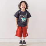 メッシュ双眼鏡刺しゅうモチーフプリントTシャツ(80~130cm) | SLAP SLIP | 詳細画像4 