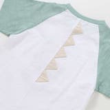 飛行機クルマ恐竜刺しゅうプリントラグランTシャツ(80~130cm) | SLAP SLIP | 詳細画像13 