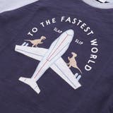 飛行機クルマ恐竜刺しゅうプリントラグランTシャツ(80~130cm) | SLAP SLIP | 詳細画像18 