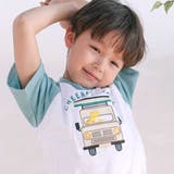 飛行機クルマ恐竜刺しゅうプリントラグランTシャツ(80~130cm) | SLAP SLIP | 詳細画像5 