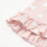【接触冷感】裾フリルハートドット箔プリント柄Tシャツ(80~130cm) | SLAP SLIP | 詳細画像12 