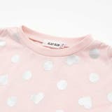 【接触冷感】裾フリルハートドット箔プリント柄Tシャツ(80~130cm) | SLAP SLIP | 詳細画像9 