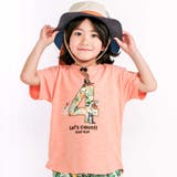 オレンジ | 【お揃い/接触冷感】総柄ナンバリングカウントパッチTシャツ(80~130cm) | SLAP SLIP