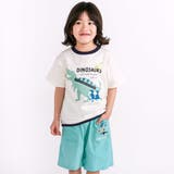 【接触冷感】もぐもぐ恐竜モチーフTシャツ(80~130cm) | SLAP SLIP | 詳細画像3 