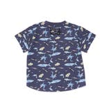 【吸汗速乾】ビーチ海総柄半袖Tシャツ(80~130cm) | SLAP SLIP | 詳細画像8 