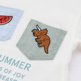 【吸汗速乾】チェックダンガリー色々ワッペン付きポケット半袖Tシャツ(80~130… | SLAP SLIP | 詳細画像10 