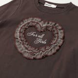 レースチュールハート裾フリルTシャツ(80~130cm) | SLAP SLIP | 詳細画像8 