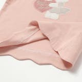アニマルクマウサギイヌネコモチーフパッチ刺しゅう裾スカラップTシャツ(80~13… | SLAP SLIP | 詳細画像14 
